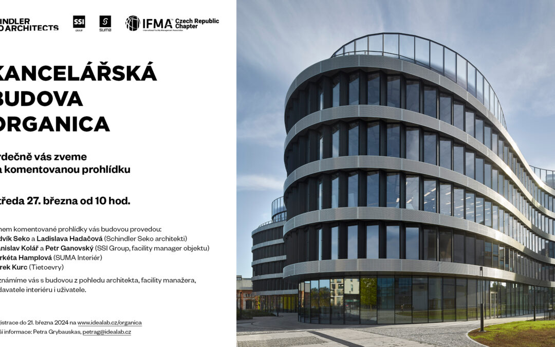 Komentovaná prohlídka budovy ORGANICA dne 27. 3. 2024