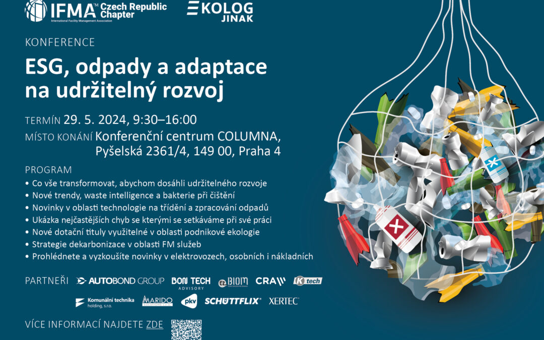 Konference 29. 5. 2024, ESG, ODPADY A ADAPTACE NA UDRŽITELNÝ ROZVOJ